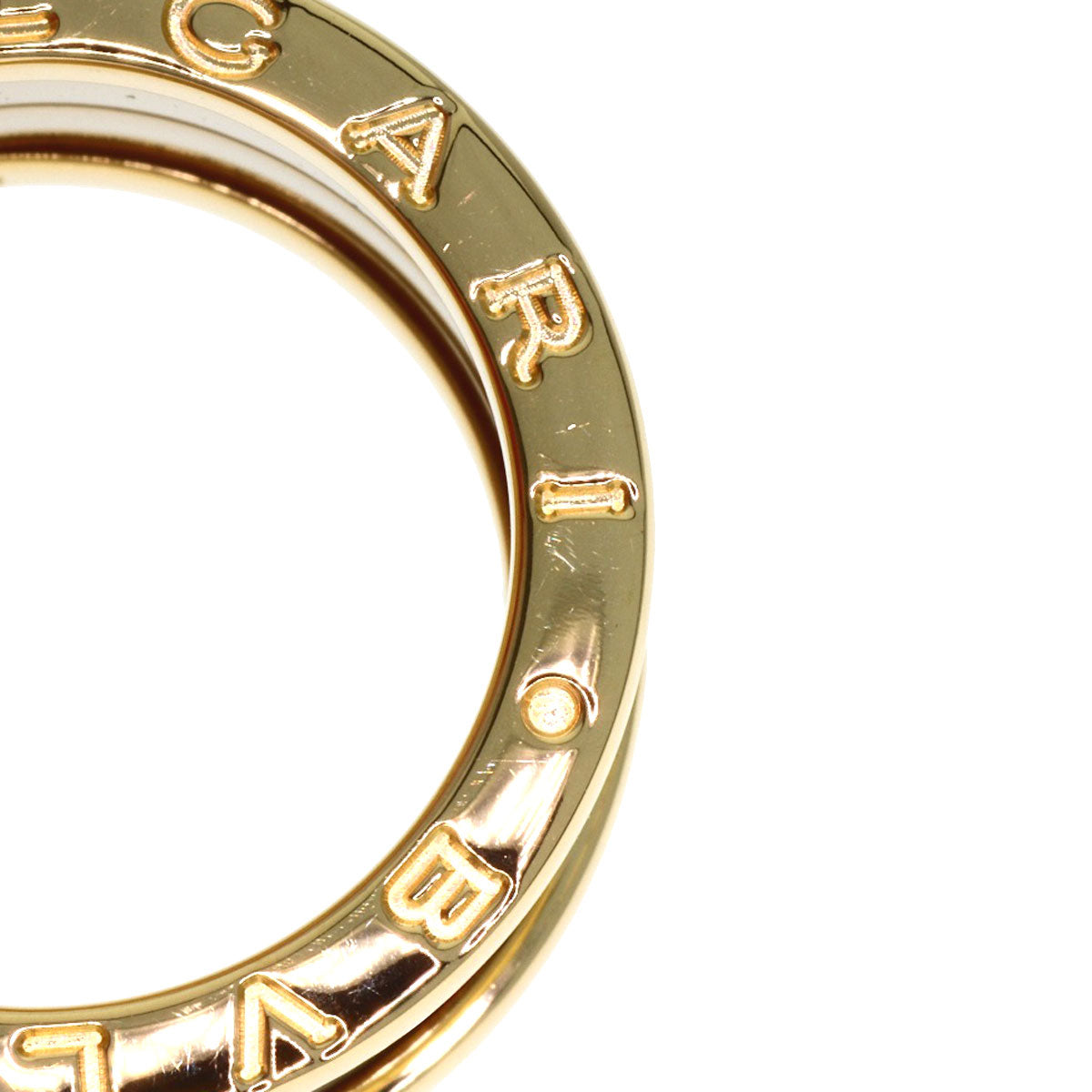 BVLGARI B.zero1 4-band Ginza Limited Edition #50 Ring K18 Yellow Gold K18 White GoldLadies [Used]