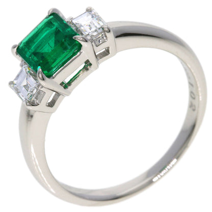 TASAKI Emerald Diamond Ring Platinum PT900 Ladies [Used]