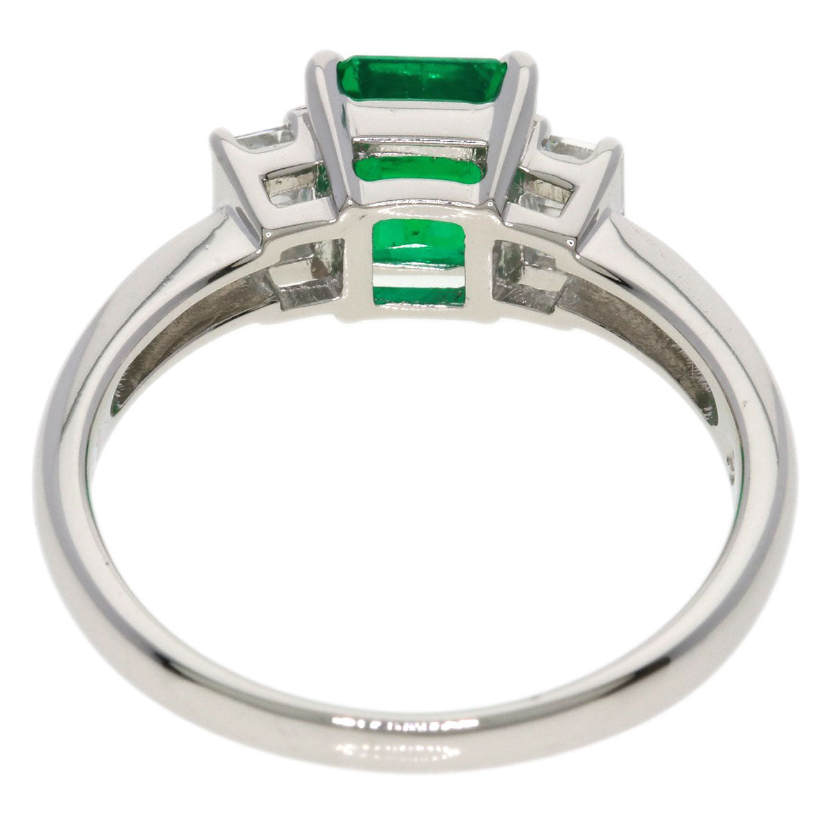 TASAKI Emerald Diamond Ring Platinum PT900 Ladies [Used]