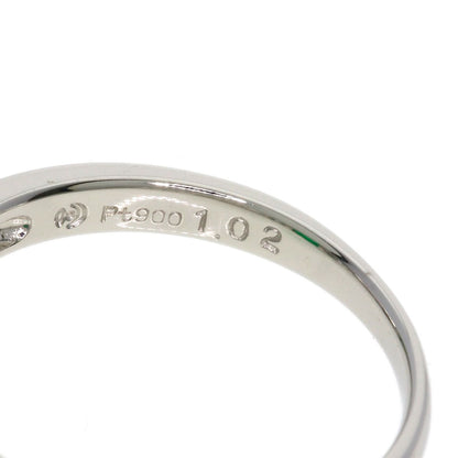 TASAKI Emerald Diamond Ring Platinum PT900 Ladies [Used]