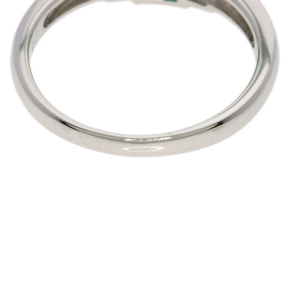 TASAKI Emerald Diamond Ring Platinum PT900 Ladies [Used]