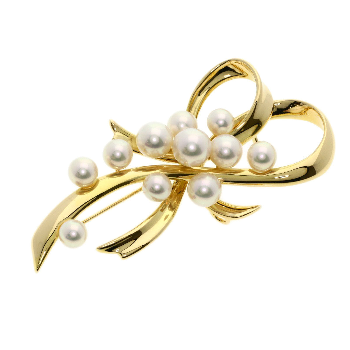 TASAKI Pearl Pearl Brooch K18 Yellow Gold Ladies [Used]