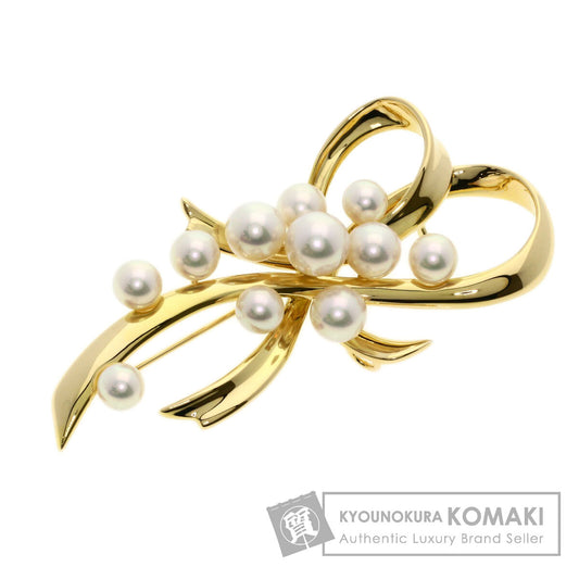TASAKI Pearl Pearl Brooch K18 Yellow Gold Ladies [Used]