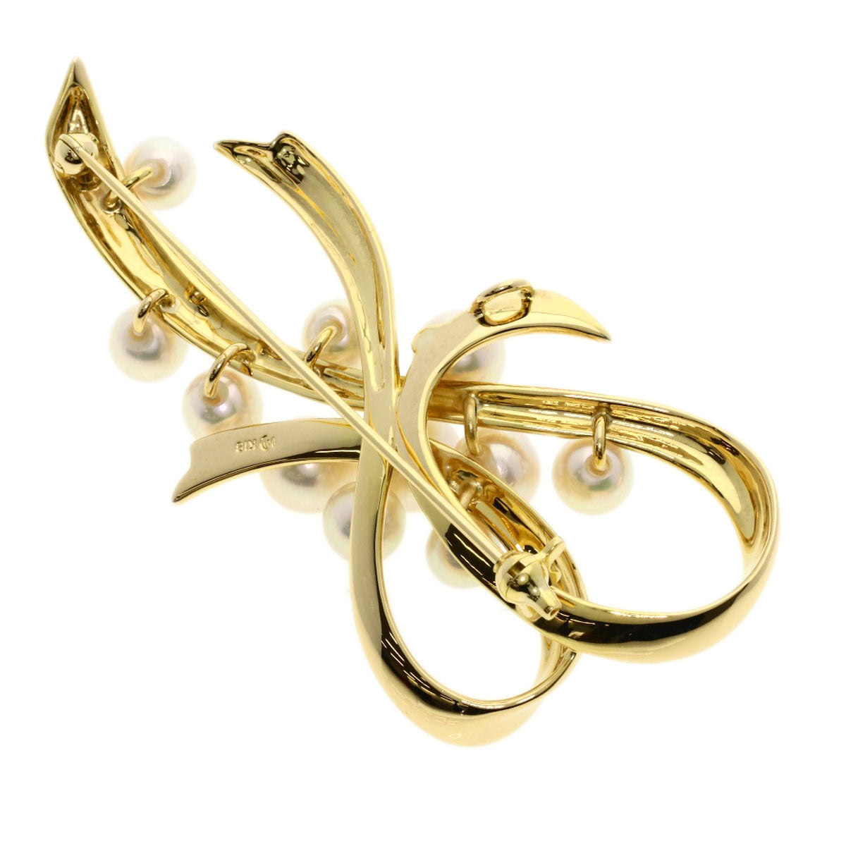 TASAKI Pearl Pearl Brooch K18 Yellow Gold Ladies [Used]