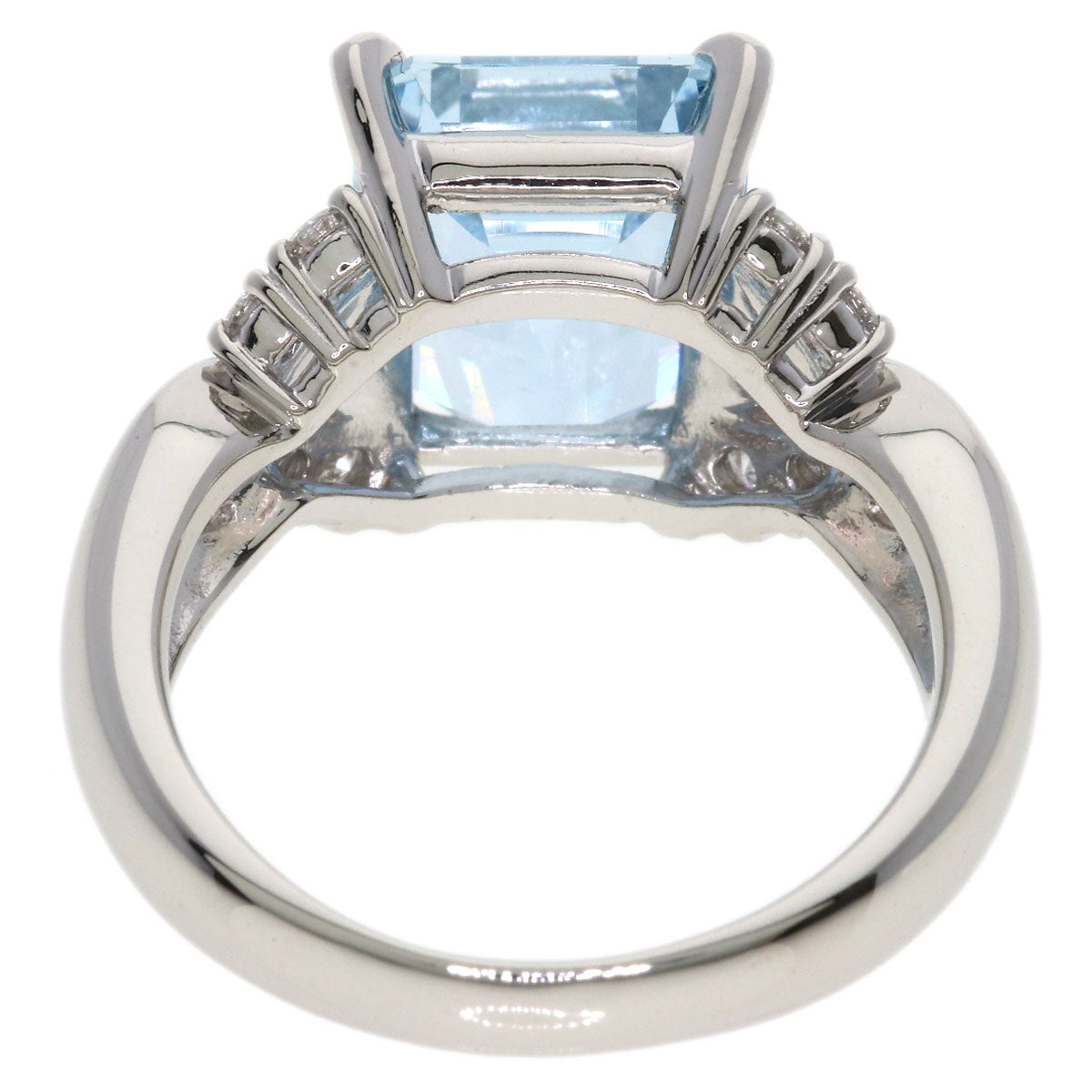TASAKI Diamond Aquamarine Ring Platinum PT900 Ladies [Used]