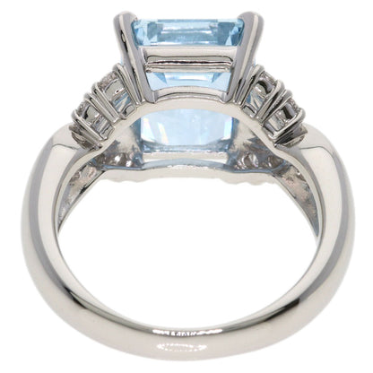 TASAKI Diamond Aquamarine Ring Platinum PT900 Ladies [Used]