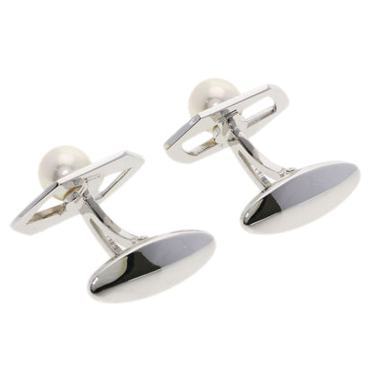 MIKIMOTO Pearl Pearl cuffs K18 White Gold mens [Used]