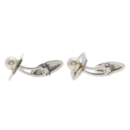 MIKIMOTO Pearl Pearl cuffs K18 White Gold mens [Used]