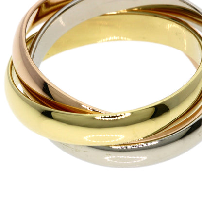 CARTIER Trinity #50 Ring K18 Yellow Gold 18K Pink GoldLadies [Used]
