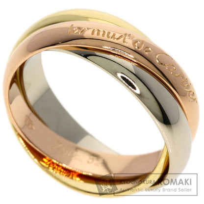 CARTIER Trinity #52 Ring K18 Yellow Gold 18K Pink GoldLadies [Used]