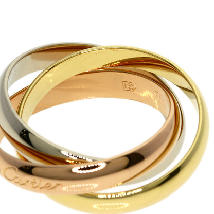 CARTIER Trinity #52 Ring K18 Yellow Gold 18K Pink GoldLadies [Used]