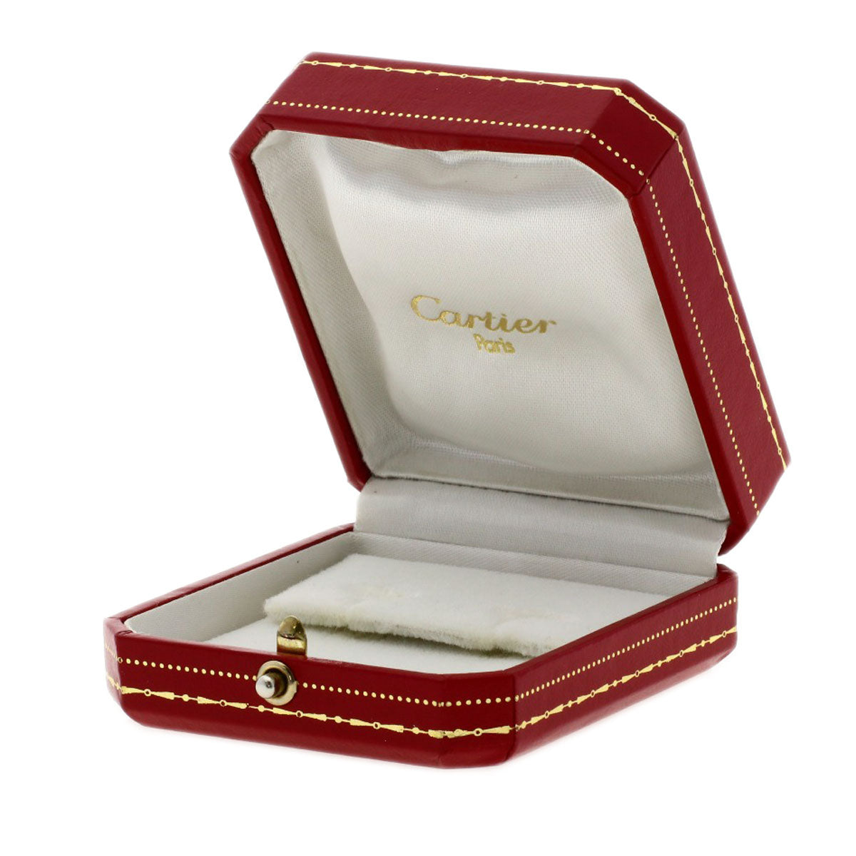 CARTIER Vintage Bavé Diamond Earring K18 Yellow Gold Ladies [Used]