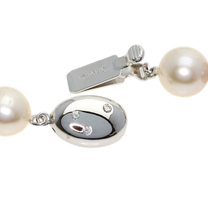 TASAKI Pearl Pearl Diamond Pendant top K18 White Gold Ladies [Used]