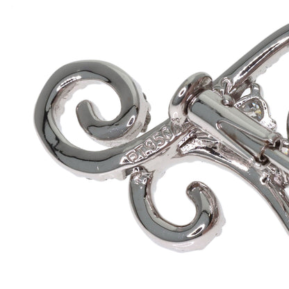 Queen Diamond Brooch Platinum PT950 Ladies [Used]