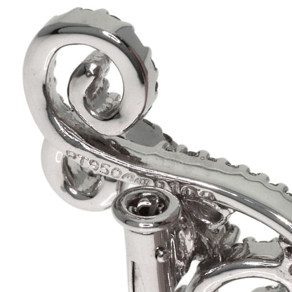 Queen Diamond Brooch Platinum PT950 Ladies [Used]