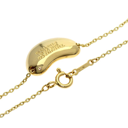 TIFFANY&Co. Bean Necklace K18 Yellow Gold Ladies [Used]