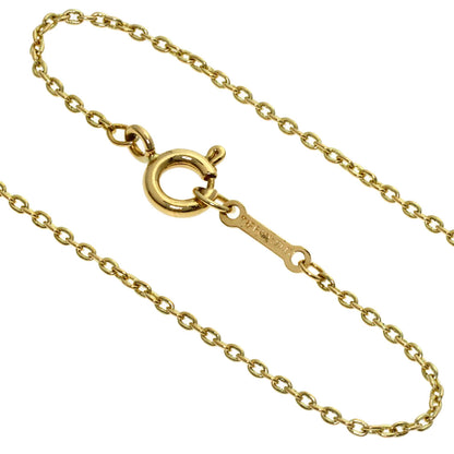 TIFFANY&Co. Bean Necklace K18 Yellow Gold Ladies [Used]