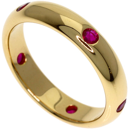 CARTIER Stella Ruby #51 Ring K18 Yellow Gold Ladies [Used]