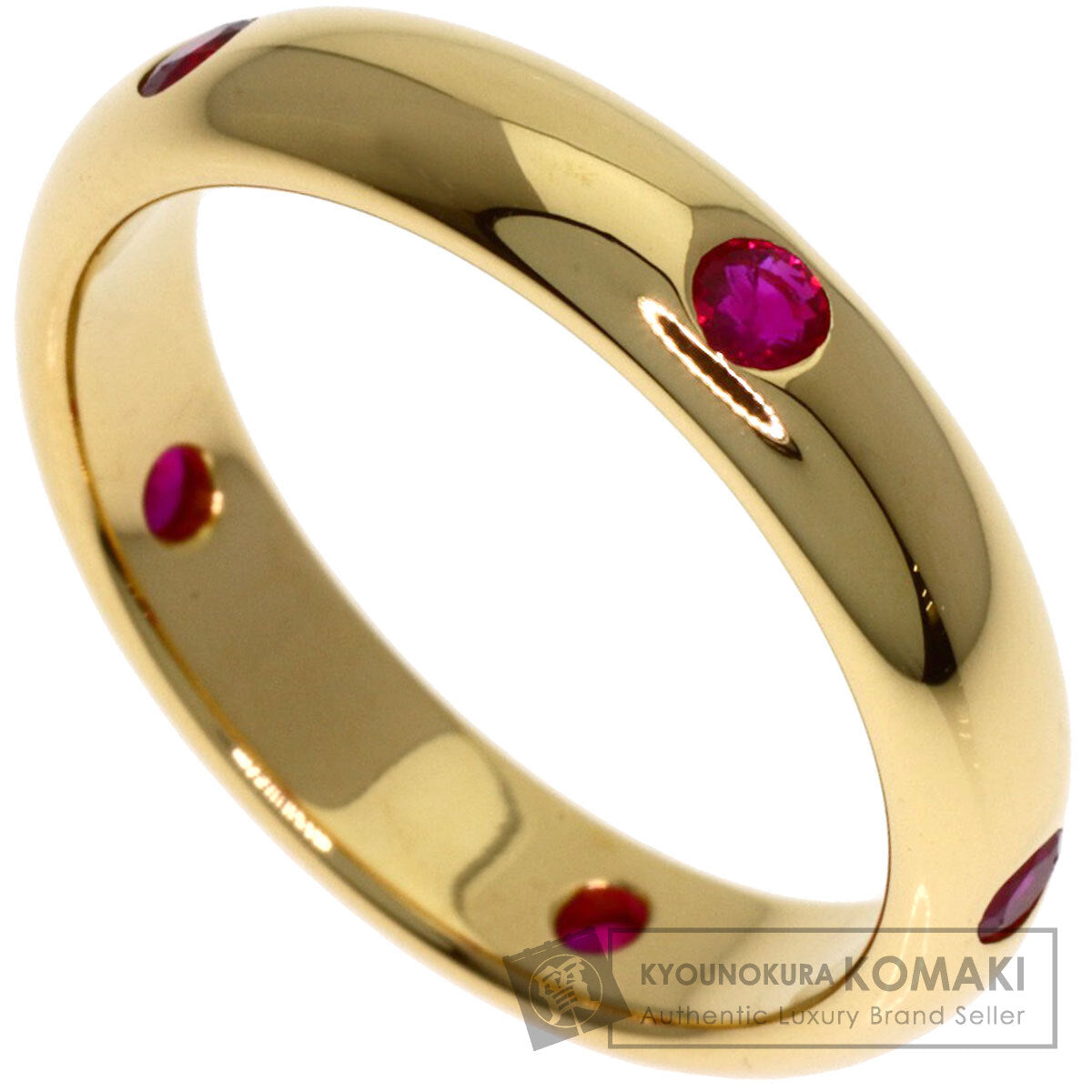CARTIER Stella Ruby #51 Ring K18 Yellow Gold Ladies [Used]