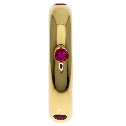 CARTIER Stella Ruby #51 Ring K18 Yellow Gold Ladies [Used]