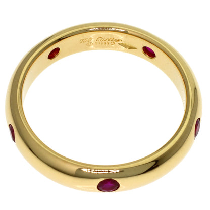 CARTIER Stella Ruby #51 Ring K18 Yellow Gold Ladies [Used]