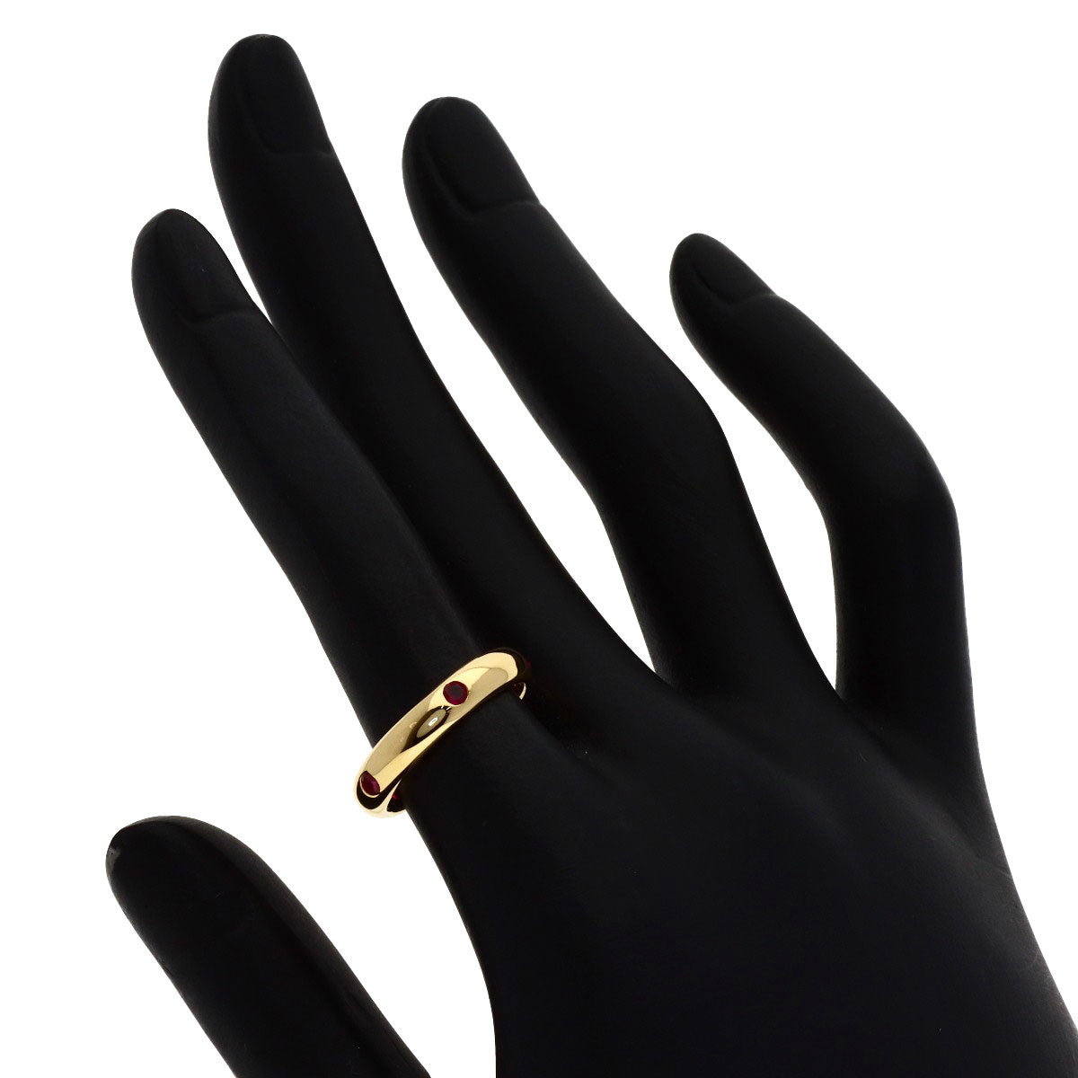 CARTIER Stella Ruby #51 Ring K18 Yellow Gold Ladies [Used]