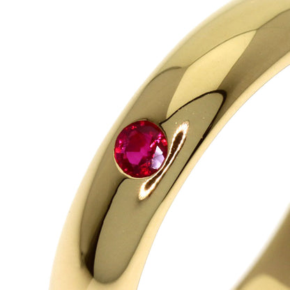 CARTIER Stella Ruby #51 Ring K18 Yellow Gold Ladies [Used]