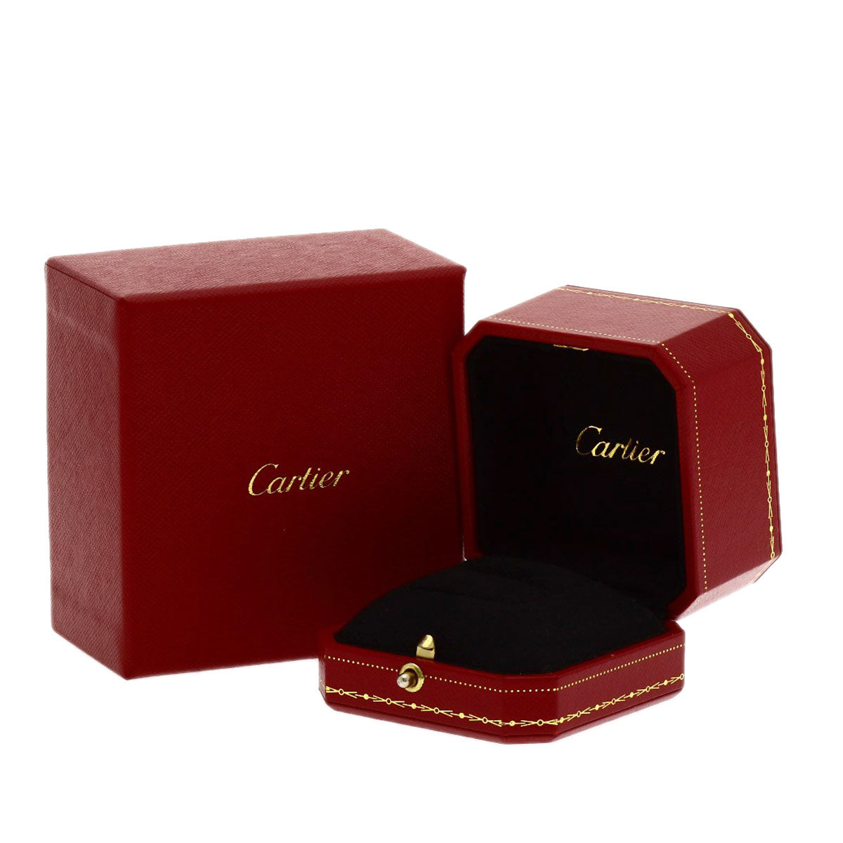 CARTIER Stella Ruby #51 Ring K18 Yellow Gold Ladies [Used]
