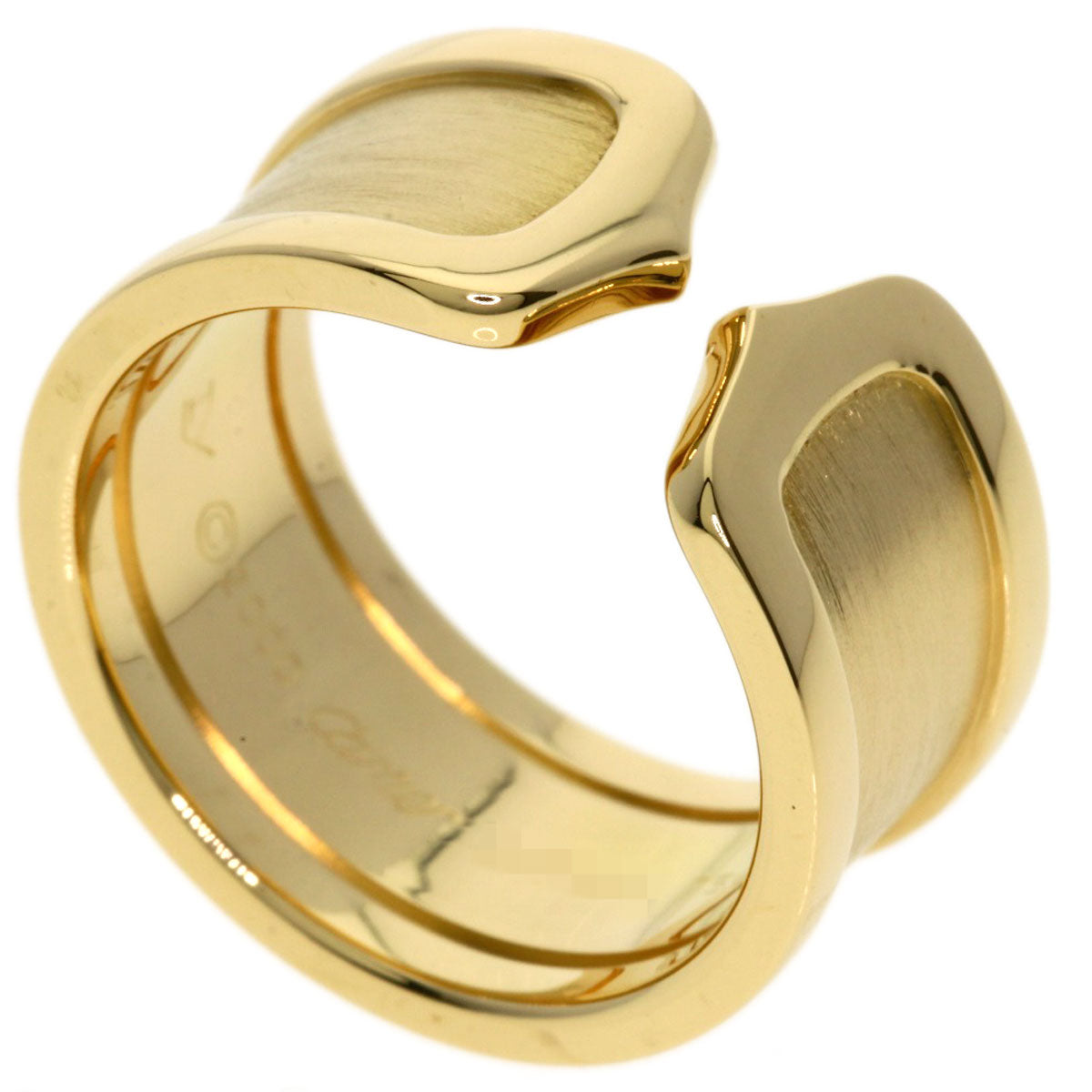 CARTIER C2 ring LM # 52 Ring K18 Yellow Gold Ladies [Used]