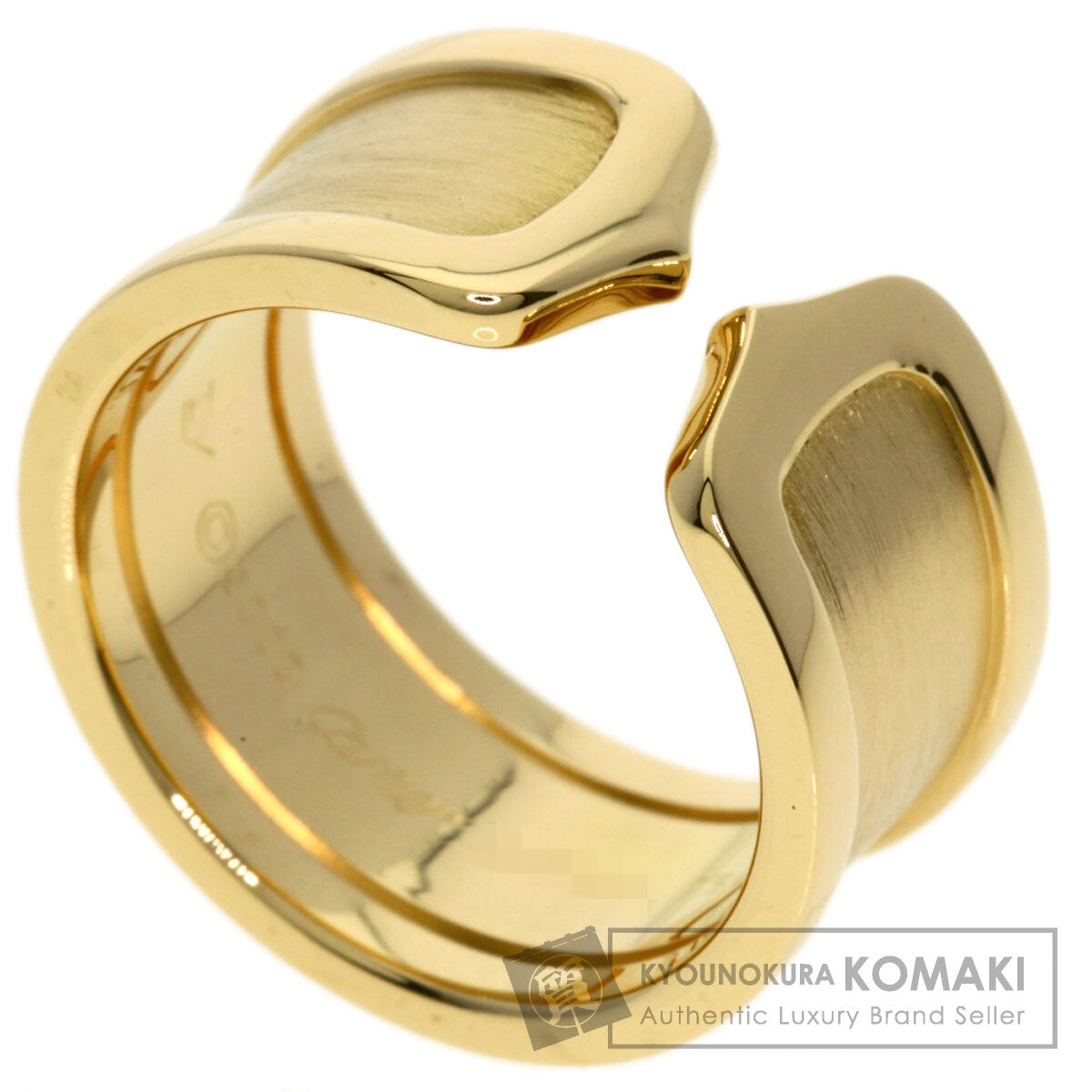 CARTIER C2 ring LM # 52 Ring K18 Yellow Gold Ladies [Used]