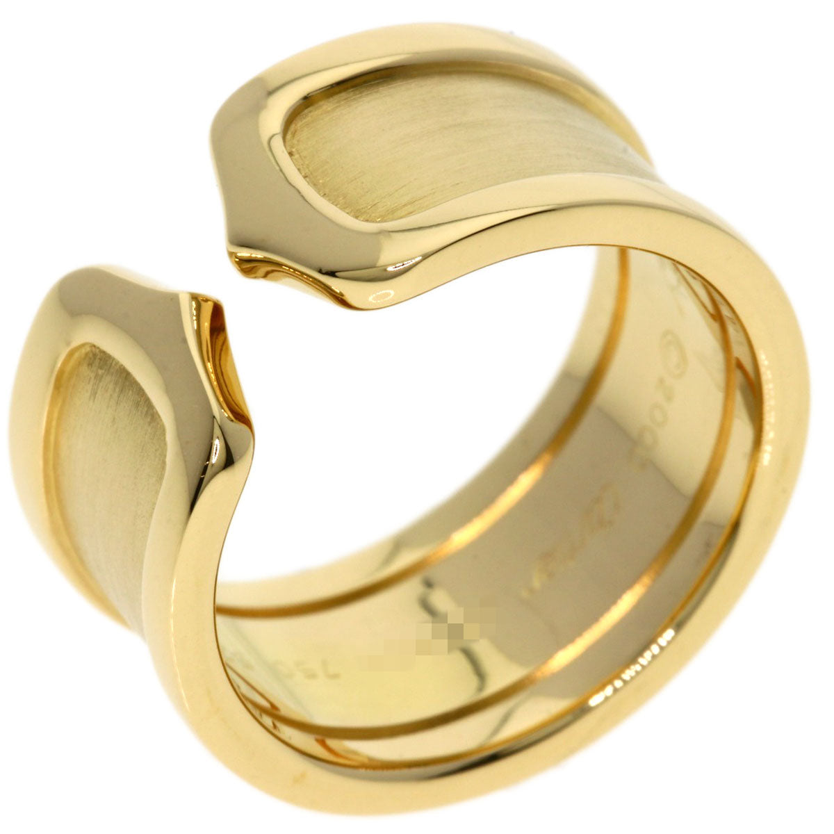 CARTIER C2 ring LM # 52 Ring K18 Yellow Gold Ladies [Used]