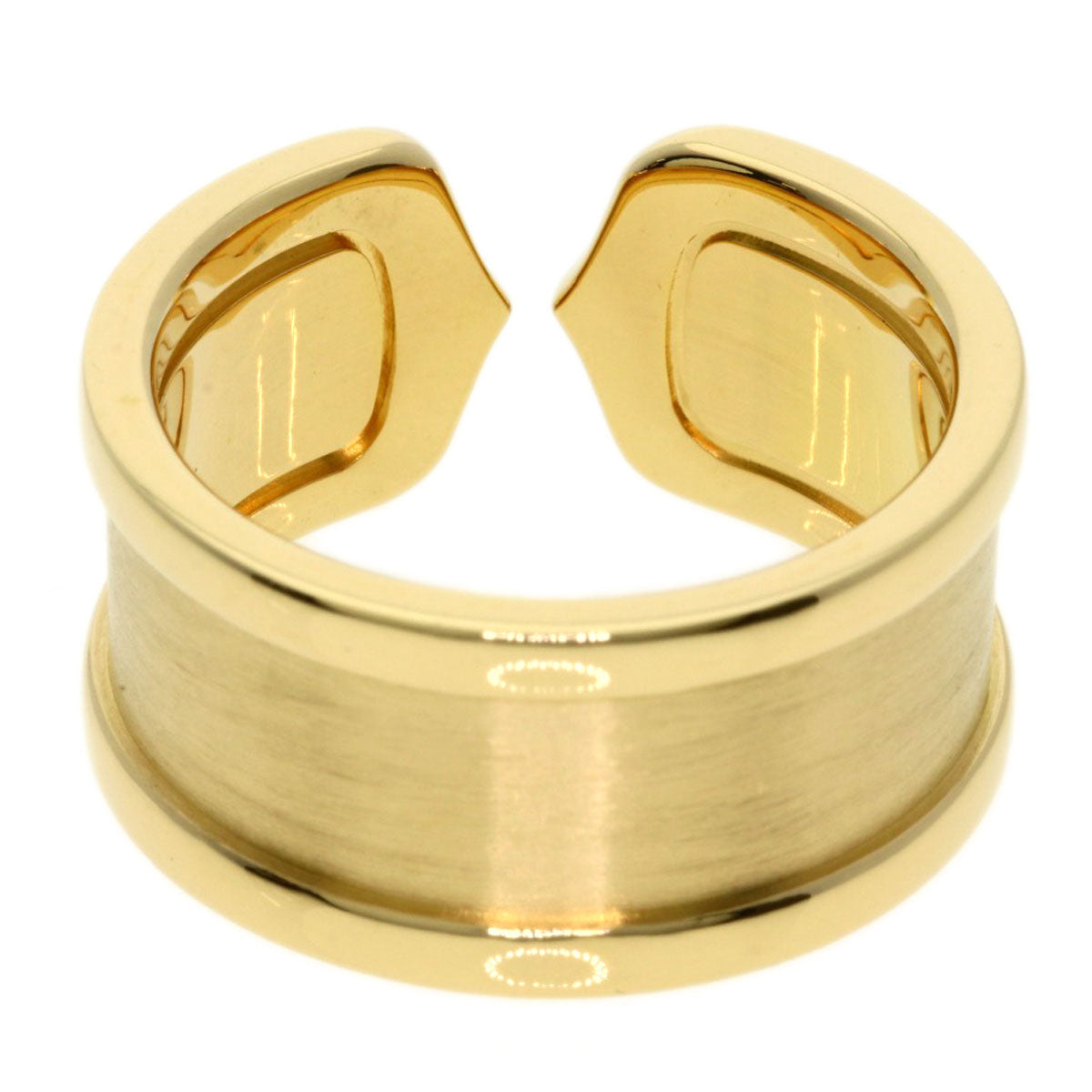 CARTIER C2 ring LM # 52 Ring K18 Yellow Gold Ladies [Used]