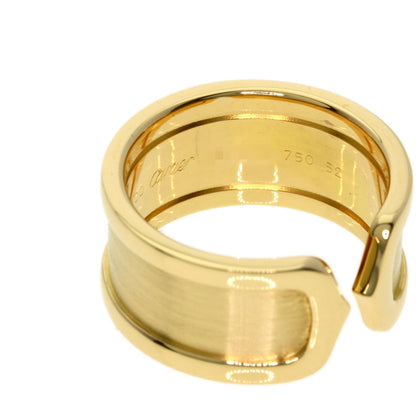 CARTIER C2 ring LM # 52 Ring K18 Yellow Gold Ladies [Used]