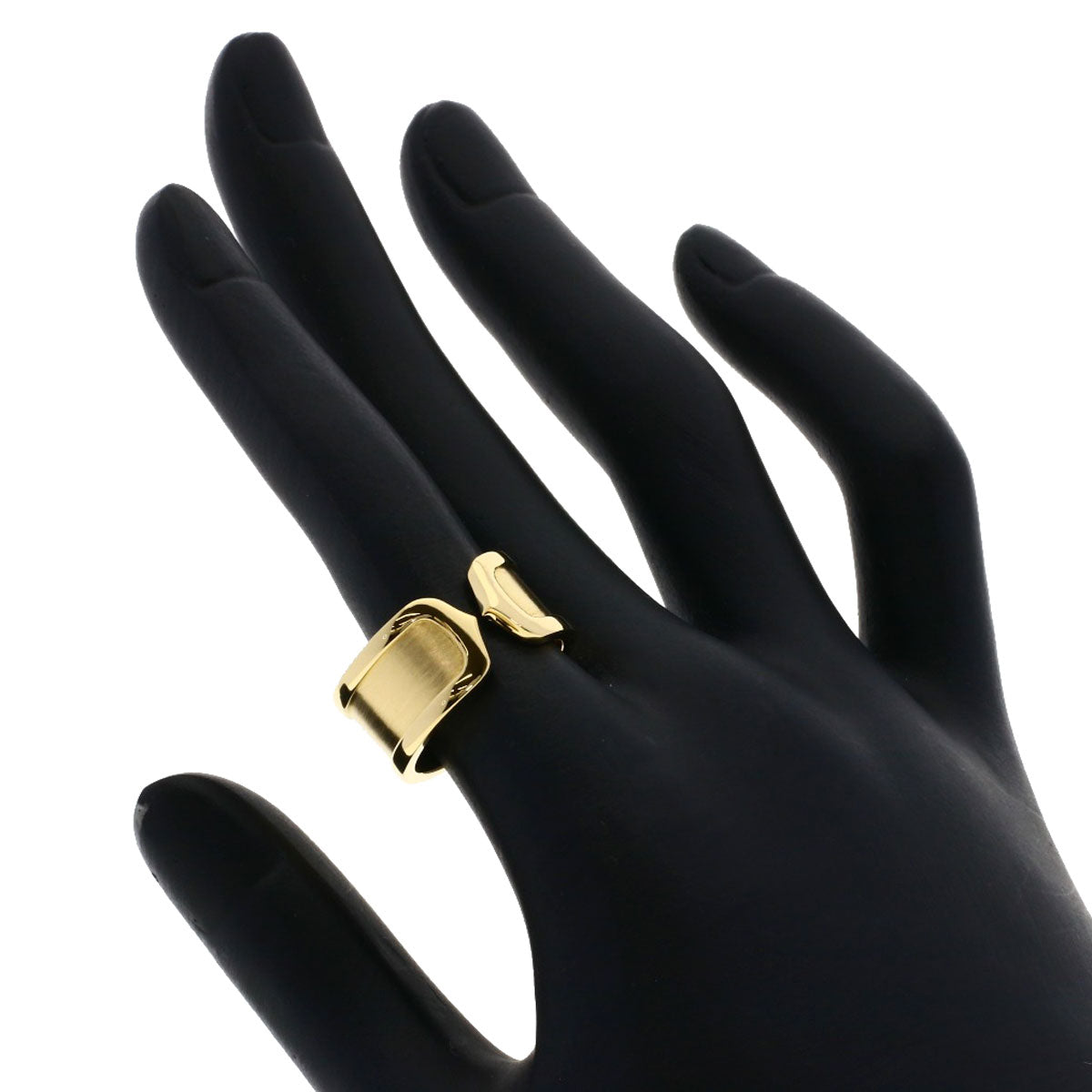 CARTIER C2 ring LM # 52 Ring K18 Yellow Gold Ladies [Used]