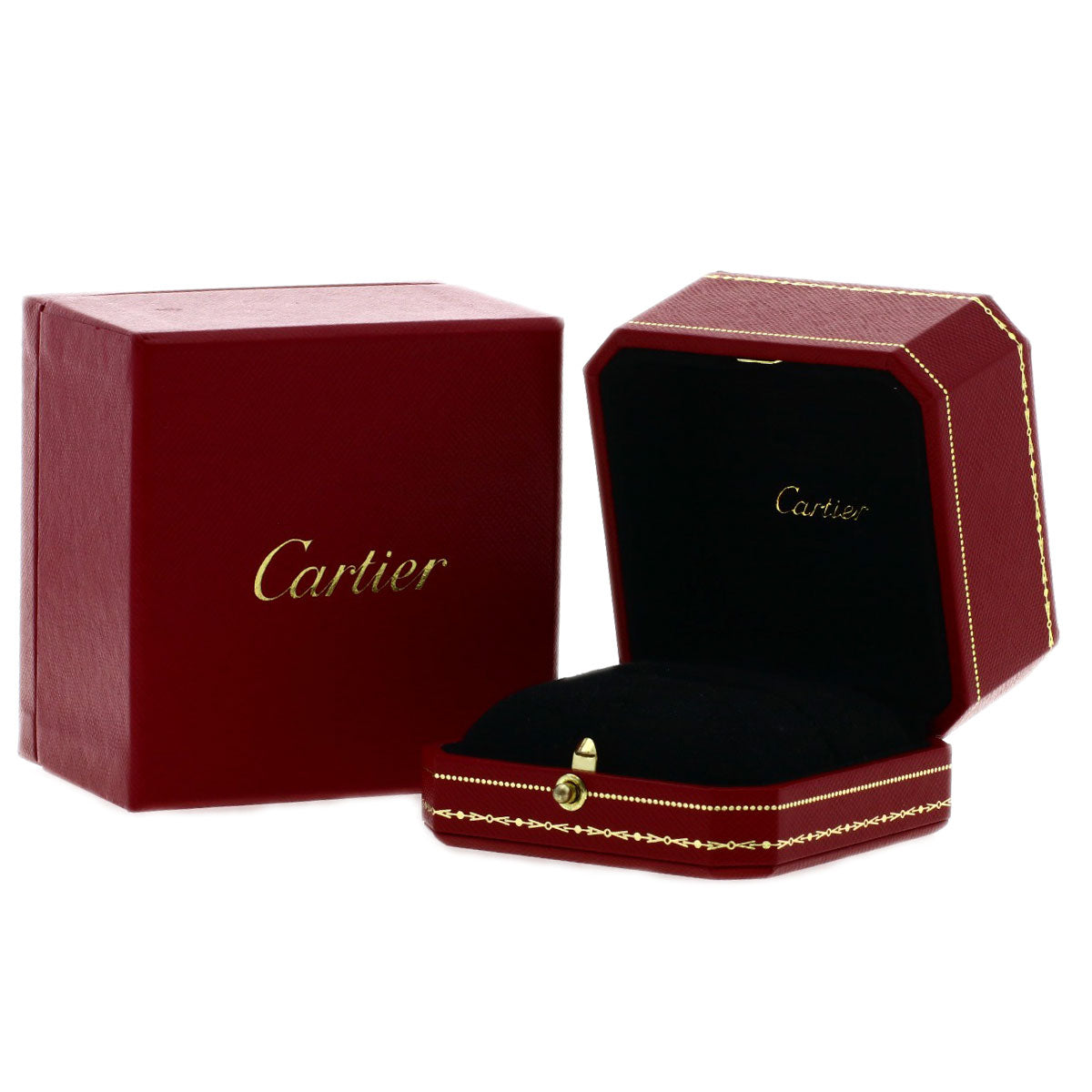 CARTIER C2 ring LM # 52 Ring K18 Yellow Gold Ladies [Used]