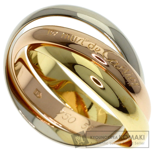 CARTIER Trinity #56 Ring K18 Pink Gold K18 White GoldLadies [Used]
