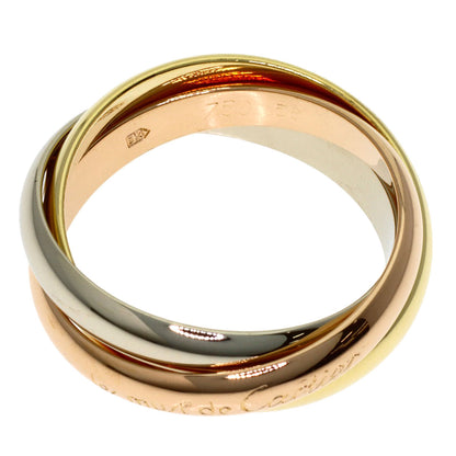 CARTIER Trinity #56 Ring K18 Pink Gold K18 White GoldLadies [Used]