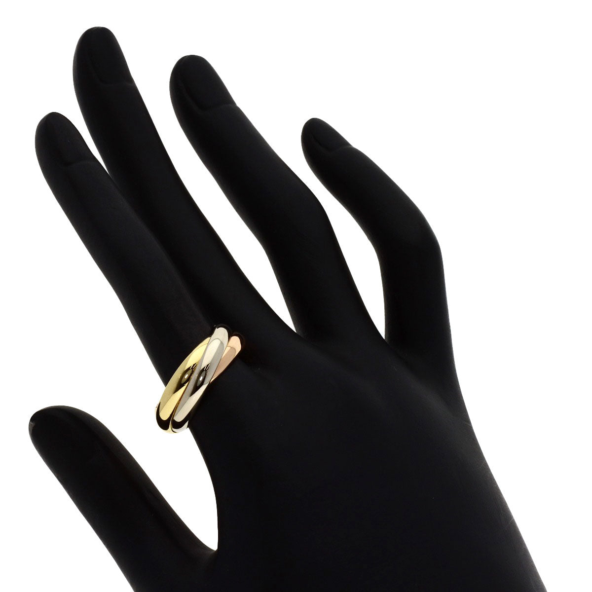 CARTIER Trinity #56 Ring K18 Pink Gold K18 White GoldLadies [Used]