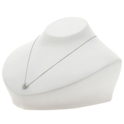 CARTIER Damour Diamond LM Necklace K18 White Gold Ladies [Used]