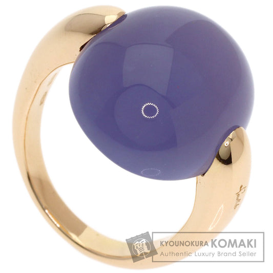 Pomellato Luna Chalcedony Ring K18 Pink Gold Ladies [Used]