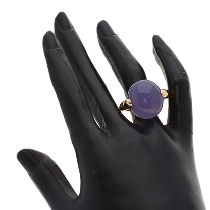 Pomellato Luna Chalcedony Ring K18 Pink Gold Ladies [Used]