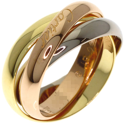CARTIER Trinity #51 Current Model Ring K18 Yellow Gold 18K Pink GoldLadies [Used]