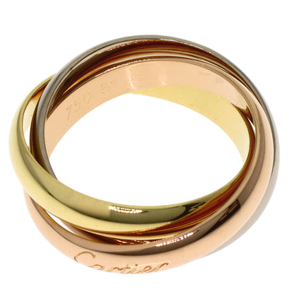 CARTIER Trinity #51 Current Model Ring K18 Yellow Gold 18K Pink GoldLadies [Used]