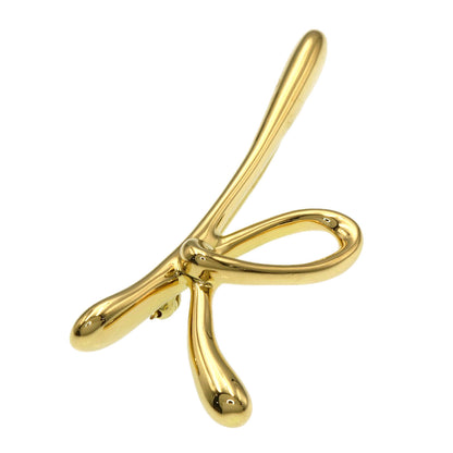 TIFFANY&Co. Initial K Brooch K18 Yellow Gold Ladies [Used]