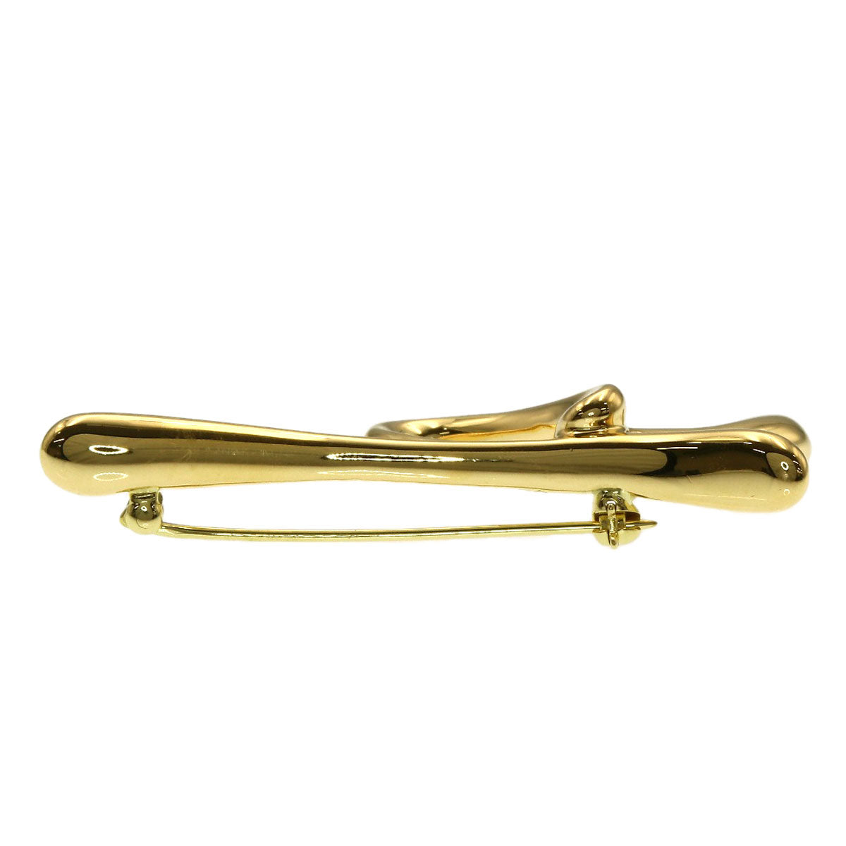 TIFFANY&Co. Initial K Brooch K18 Yellow Gold Ladies [Used]