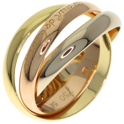 CARTIER Trinity ♯54 Ring K18 Yellow Gold 18K Pink GoldLadies [Used]