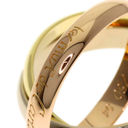 CARTIER Trinity ♯54 Ring K18 Yellow Gold 18K Pink GoldLadies [Used]