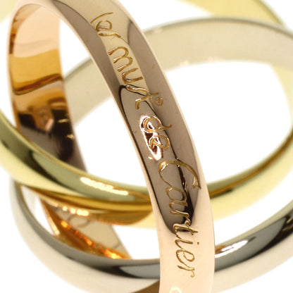 CARTIER Trinity ♯54 Ring K18 Yellow Gold 18K Pink GoldLadies [Used]