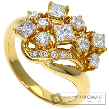 TASAKI Diamond Ring K18 Yellow Gold Ladies [Used]