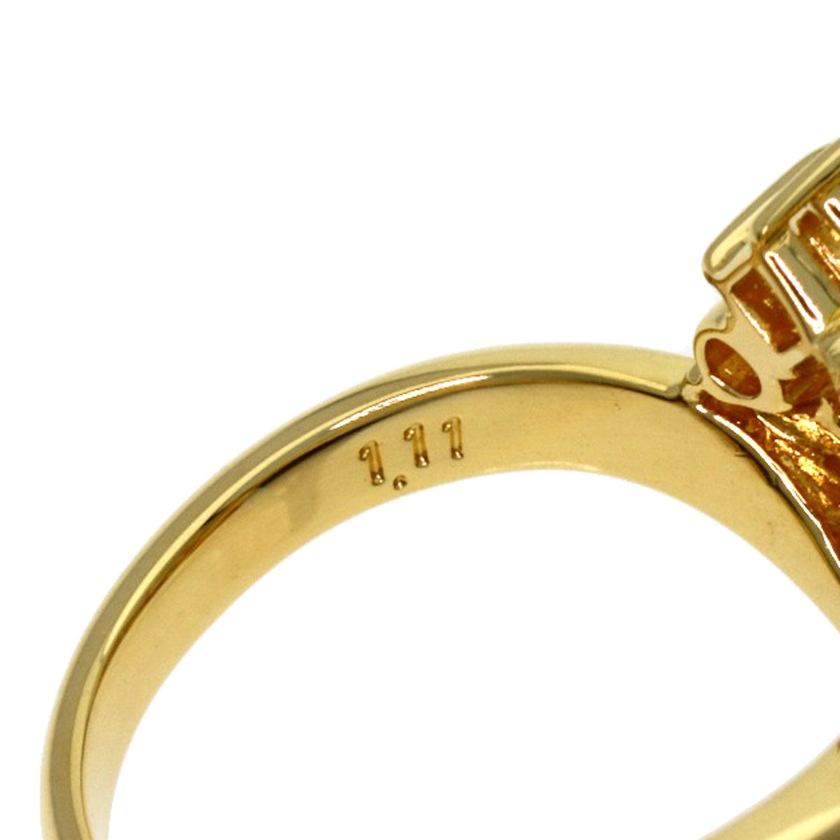 TASAKI Diamond Ring K18 Yellow Gold Ladies [Used]